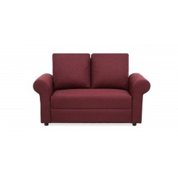 Lina Sofa 3+2+1 in Burgundy Col Fab