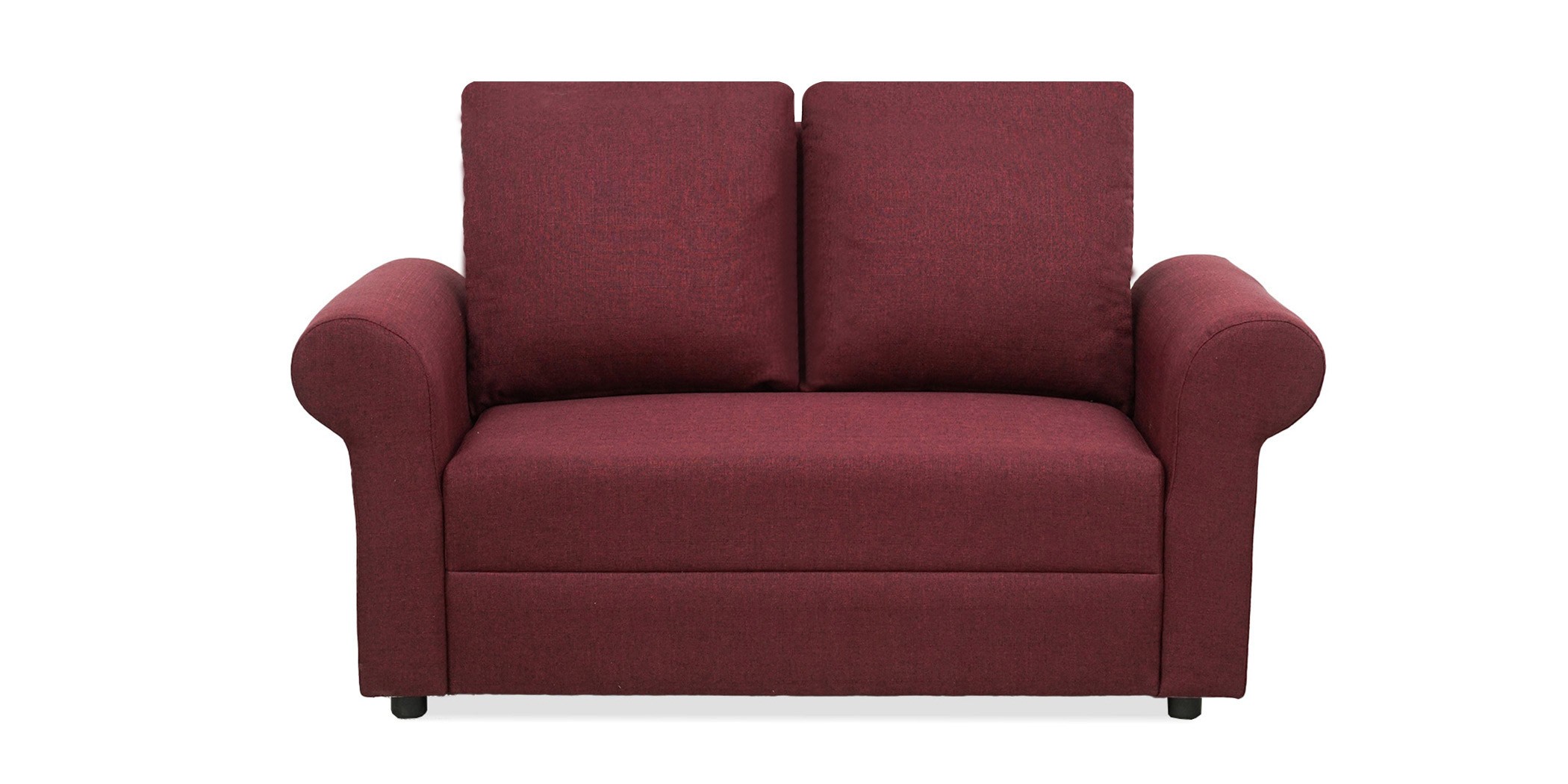 Lina Sofa 3+2+1 in Burgundy Col Fab