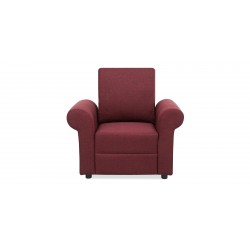 Lina Sofa 3+2+1 in Burgundy Col Fab