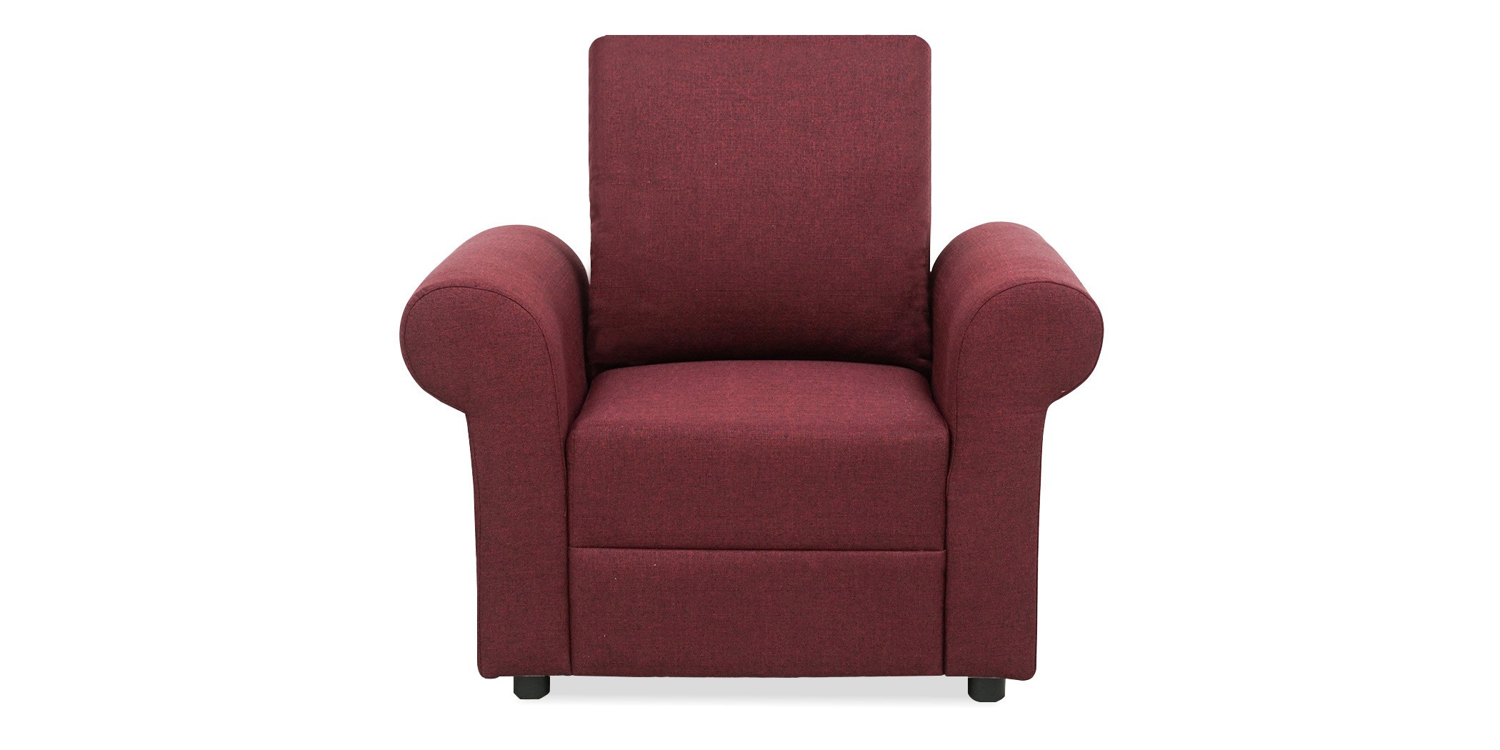 Lina Sofa 3+2+1 in Burgundy Col Fab