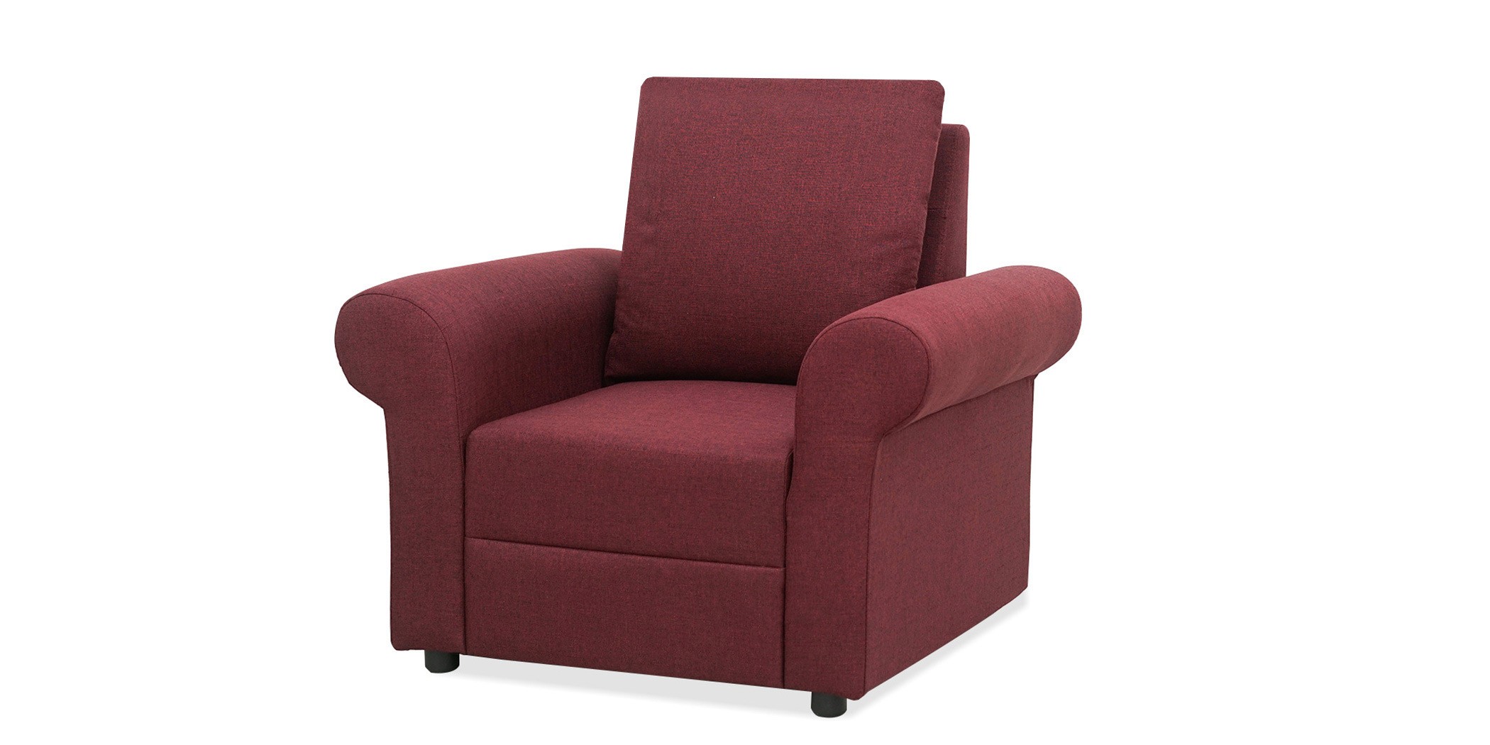 Lina Sofa 3+2+1 in Burgundy Col Fab