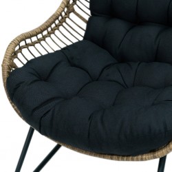 Logan Lounger + Foot Rest With Cushions