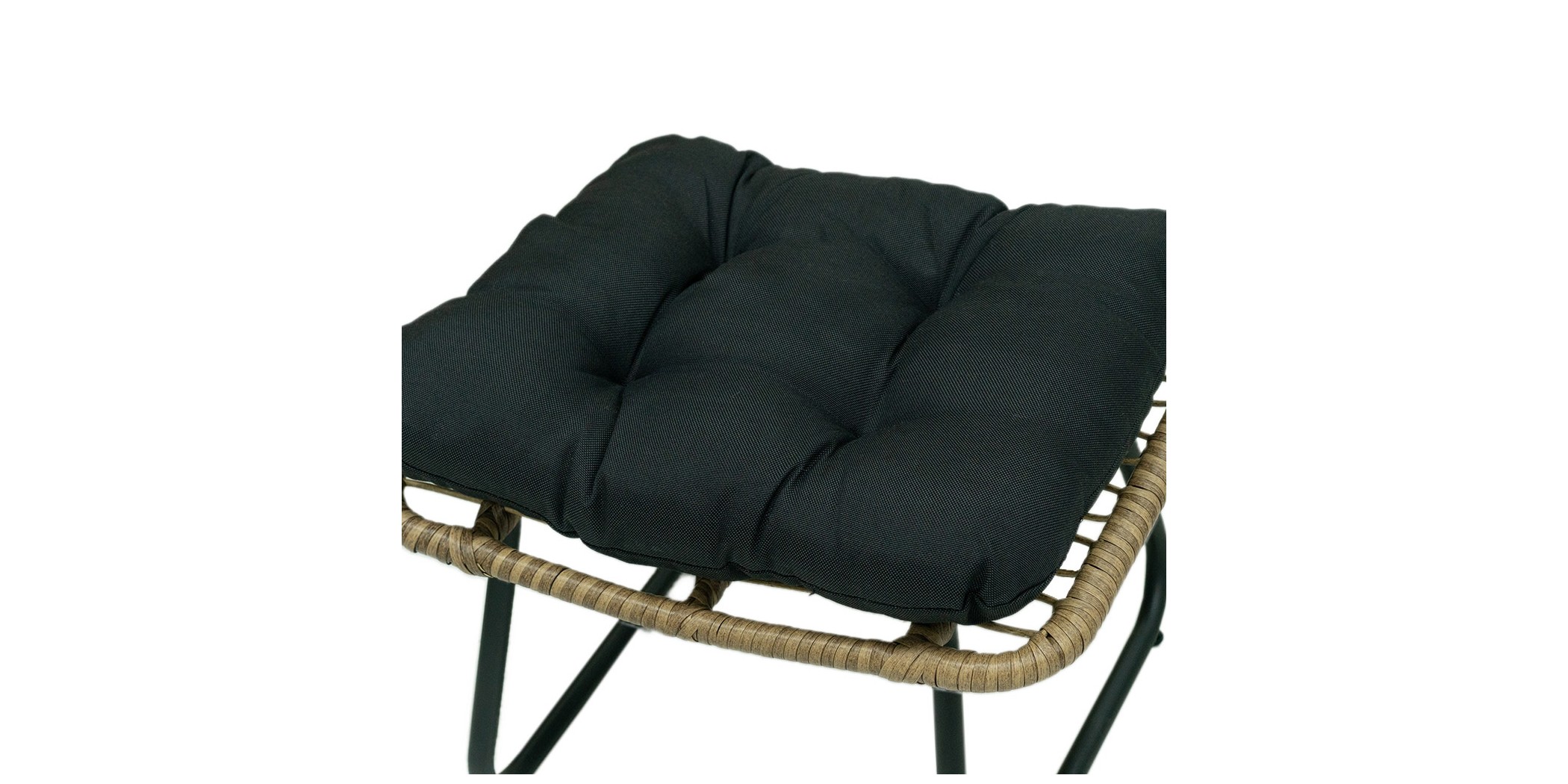 Logan Lounger + Foot Rest With Cushions