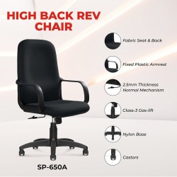 Stellar Altyra High Back Office Chair Black