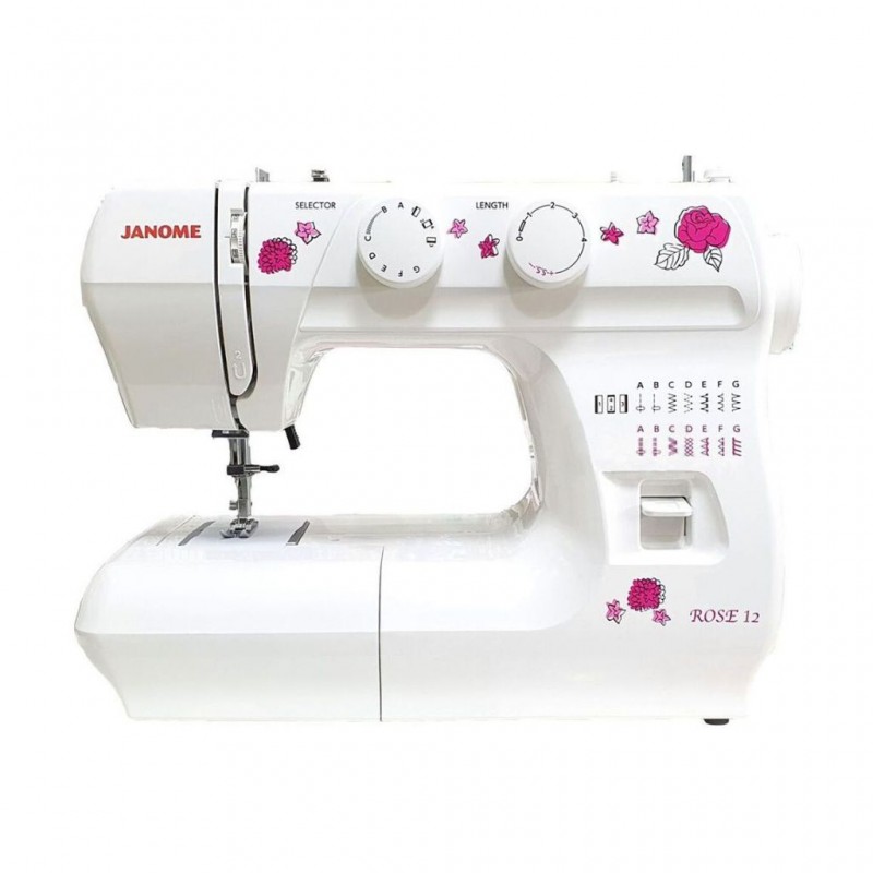 Janome Rose 12 5YW 12 Stitches Sewing Machine