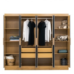 Diplomata Wardrobe 8 Doors Freijo/Grey