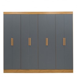 Diplomata Wardrobe 8 Doors Freijo/Grey