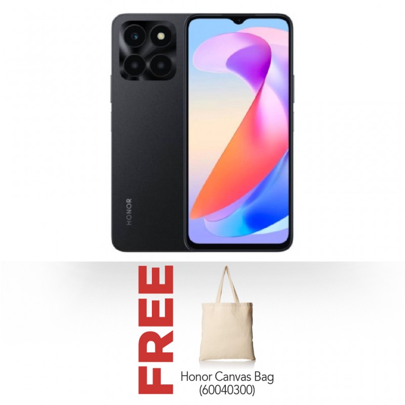 HONOR X6A Black & Free Honor Canvas Bag